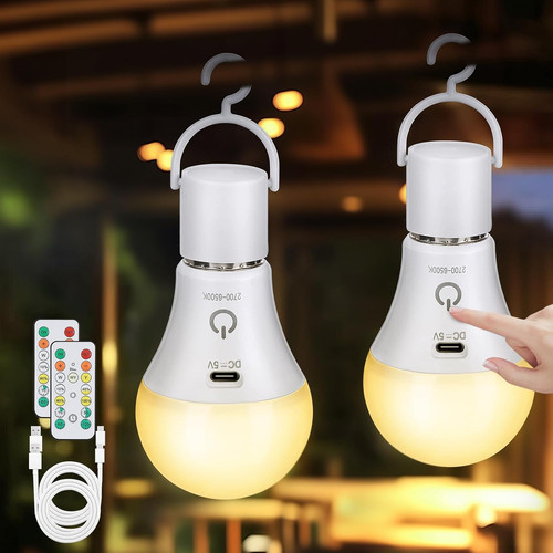Rechargeable light bulb with - rechargeable,