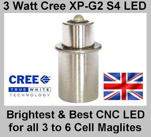 Maglite led upgrade - led, tts