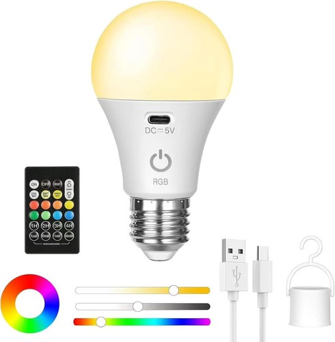 Rechargeable e27 led - e27, bulb
