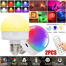 2X LED Battery Rechargeable