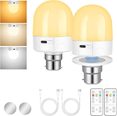 B22 rechargeable light bulb - light,