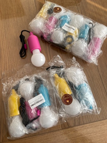 12pc hanging led light - 12pc, bulb