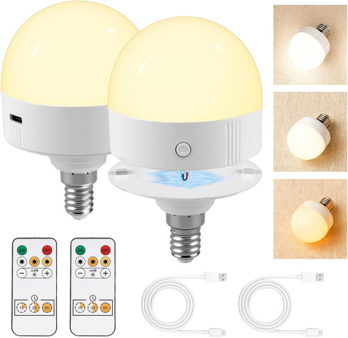Usb rechargeable e14 light - usb,