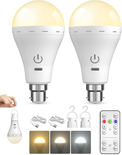 Rechargeable light bulbs with - rechargeable,