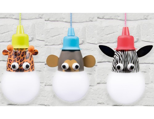 Zebra giraffe monkey bulb - zebra/giraffe/monkey,