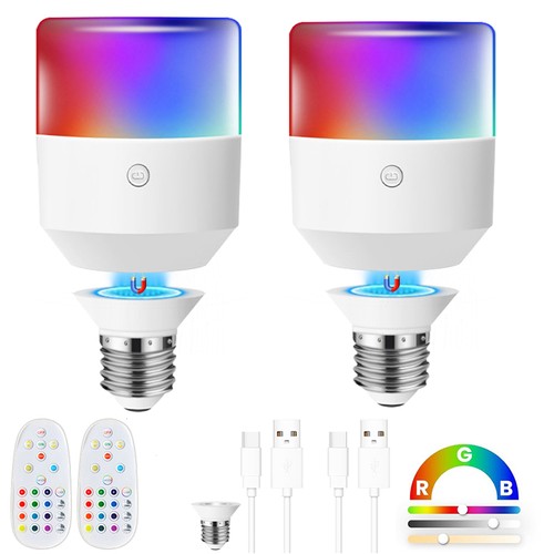 2pcs led rechargeable - rechargeable, light