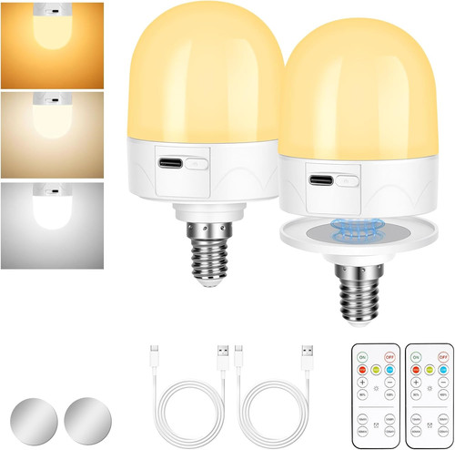 E14 rechargeable light - rechargeable, bulb