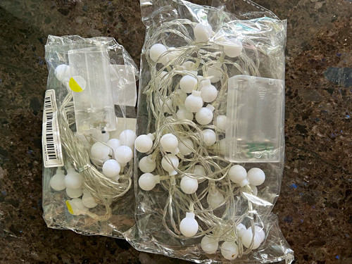 Battery operated led globe - battery,